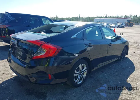 2018 Honda Civic Lx from USA, damaged, VIN 19XFC2F54JE032748
